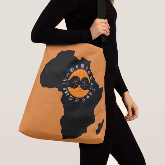 SAC AJUSTABLE ALKEBULAN - BOSSE D'ADINKRA (De près)