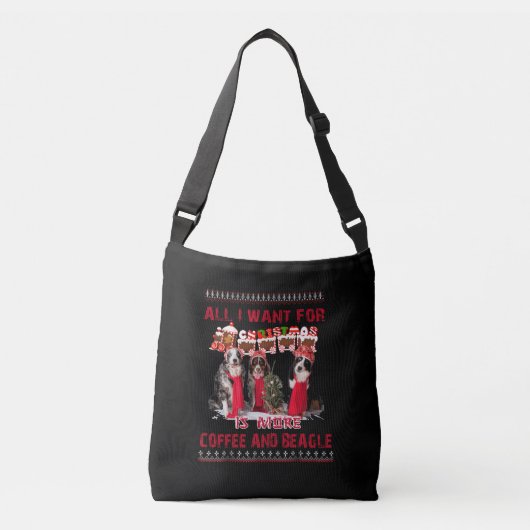 Sac Ajustable All I Want Beagle And Coffee (Devant)