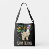 Sac Ajustable Aller à Mardi Gras Alpaca les perles (Dos)