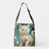 Sac Ajustable Alphonse Mucha Art Nouveau Chat Blanc (Dos)