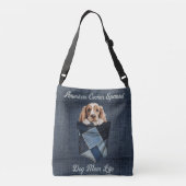 Sac Ajustable American Cocker Spaniel Chien Maman Pocket (Dos)