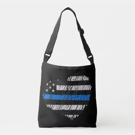 Sac Ajustable Amour de la ligne bleue (Devant)