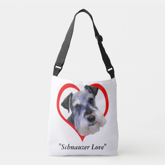Sac Ajustable Amour de Schnauzer (Devant)
