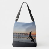 Sac Ajustable "Amoureux de les chiens de plage (Devant)