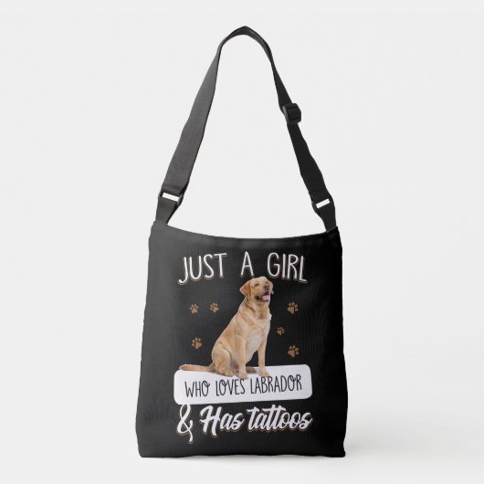 Sac Ajustable Amoureux des chiens| Juste une fille qui aime les (Devant)
