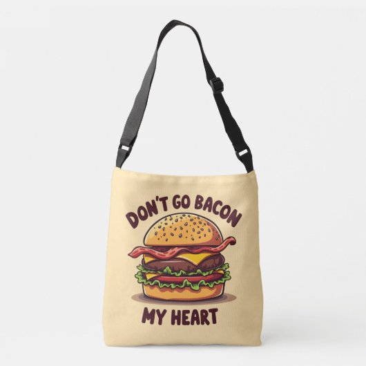 Sac Ajustable Amusant Pun Alimentaire Bacon Lover Cheeseburger D (Dos)