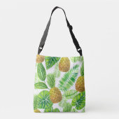 Sac Ajustable Ananas et feuilles tropicaux (Dos)