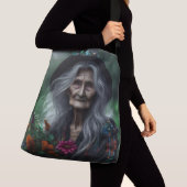 Sac Ajustable Ancienne sorcière Rassembler des herbes pour potio (De près)