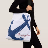 Sac Ajustable Ancre avec nautique nommé (De près)