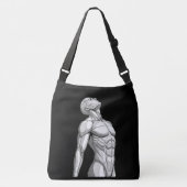 Sac Ajustable Android Anatomy: Cyborg Futuristic Crossbody Bag (Devant)