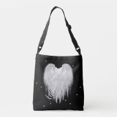 Sac Ajustable ANGEL WINGS 'Believe' Coeur Black Starry (Dos)