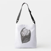 Sac Ajustable Angels Kissing, noir et blanc Design (Dos)