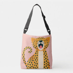Sac Ajustable Animal de safari fantaisiste guépard cartoon bâill
