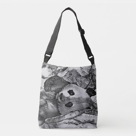 Sac Ajustable AnimalArtBW_Panda_002 (Devant)