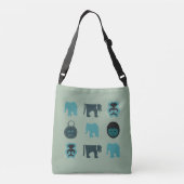 Sac Ajustable Animaux africains abstraits et art symbolique (Dos)