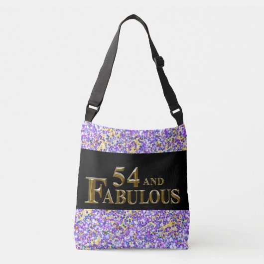 Sac Ajustable Anniversaire 54 ans (Devant)