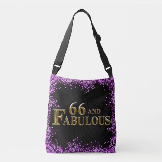 Sac Ajustable Anniversaire 66 ans (Devant)