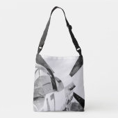 Sac Ajustable Antique Fighter Airplane B&W (Dos)