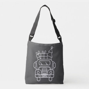 Sac Ajustable Aperçu camion de Noël Père Noël voiture vue avant