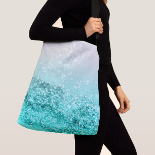 Sac Ajustable Aqua gris argenté Parties scintillant océanique