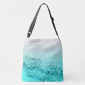 Sac Ajustable Aqua gris argenté Parties scintillant océanique Tu (Dos)