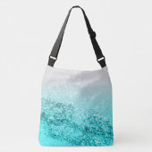 Sac Ajustable Aqua gris argenté Parties scintillant océanique Tu (Devant)