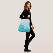 Sac Ajustable Aqua gris argenté Parties scintillant océanique Tu (Sur le modèle)