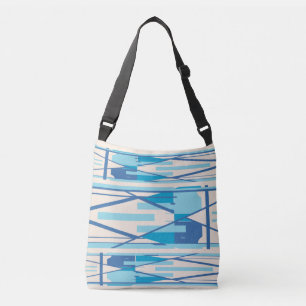 Sac Ajustable Aqua Turquoise Navy Tirée Méditerranée Look