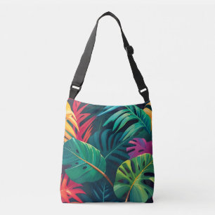 Sac Ajustable Aquarelle de feuillage tropical Paradis