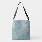 Sac Ajustable Aquarelle d'hiver Aqua et Pois de Parties scintill (Dos)