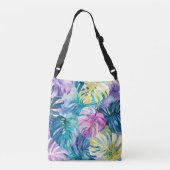 Sac Ajustable Aquarelle d'or Paradis Feuille tropical (Dos)