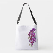 Sac Ajustable Aquarelle d'orchidée rose (Dos)