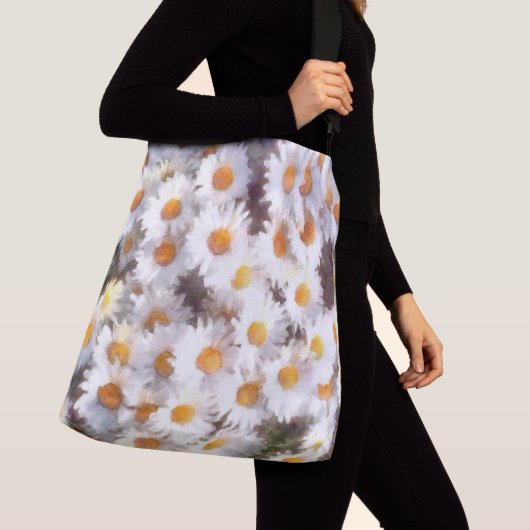 Sac Ajustable Aquarelle du Fleur sauvage de marguerite (De près)