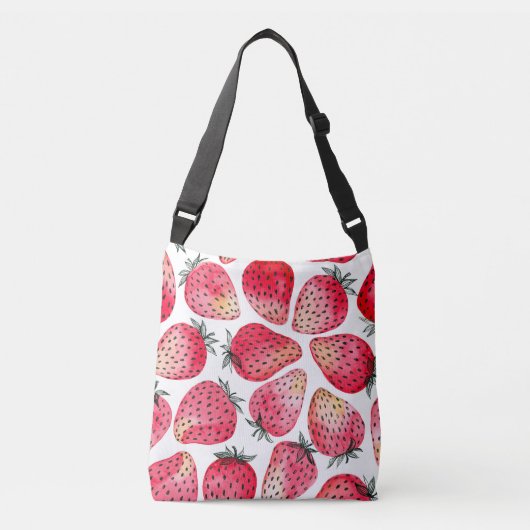 Sac Ajustable Aquarelle et encre de fraises (Devant)