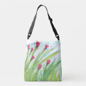Sac Ajustable Aquarelle Florale Avec Rouges (Dos)