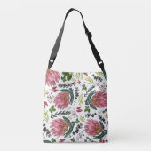 Sac Ajustable Aquarelle florale Protea Botanique (Dos)