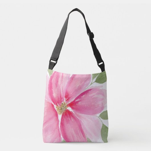 Sac Ajustable Aquarelle Magenta Bloom (Devant)