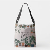 Sac Ajustable Aquarelle moderne Crazy Plante Lady Houseplant (Devant)