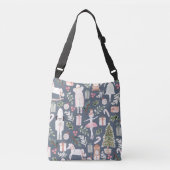 Sac Ajustable Aquarelle moderne Nutcracker (Devant)