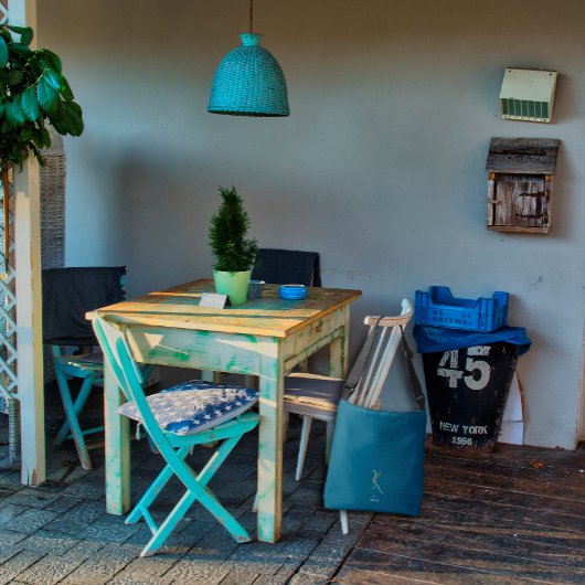 Sac Ajustable Aquarelle monochrome lettre K infirmière bleu fonc