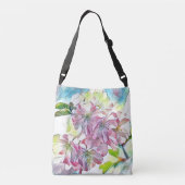 Sac Ajustable Aquarelle Monogram Modern Rose Chercher Blossom (Dos)