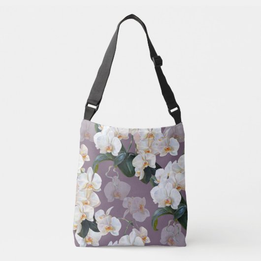 Sac Ajustable Aquarelle orchidée lavande foncée. (Devant)