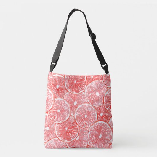 Sac Ajustable Aquarelle pamplemousse motif (Dos)