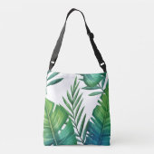 Sac Ajustable Aquarelle personnalisée Feuilles tropicaux (Dos)