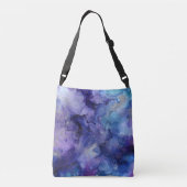 Sac Ajustable Aquarelle pourpre et bleue (Dos)