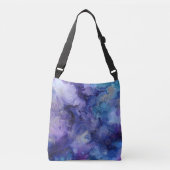 Sac Ajustable Aquarelle pourpre et bleue (Devant)