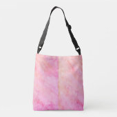 Sac Ajustable Aquarelle rose des initiales du monogramme (Dos)