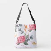 Sac Ajustable Aquarelle rose floral (Dos)