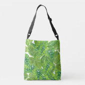 Sac Ajustable Aquarelle tropicale feuille design motif (Dos)