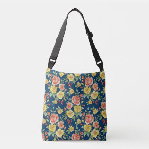 Sac Ajustable Aquarelle vintage Floral Rose Arrière - plan  